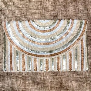 Sequin Embellished Clutch